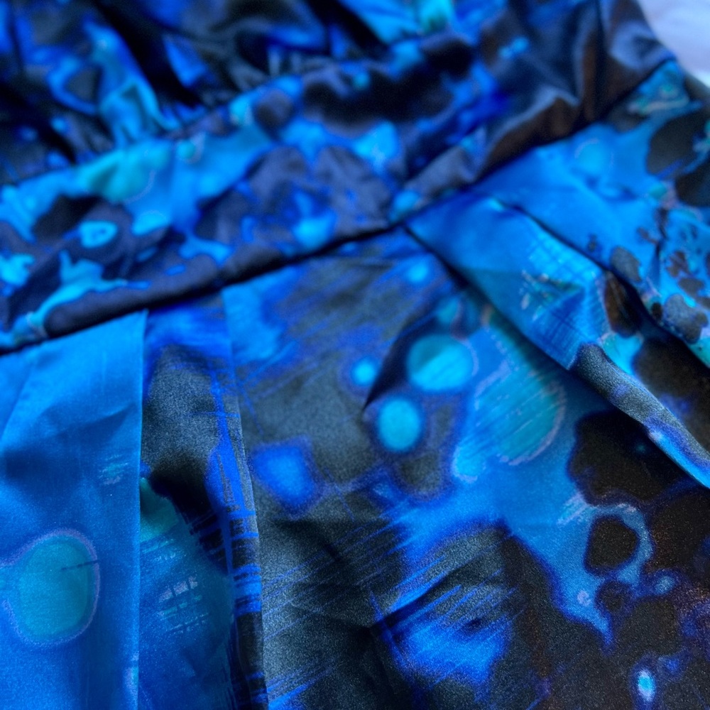 B. Darlin Blue Juniors Cocktail Dress - Picture 13 of 15
